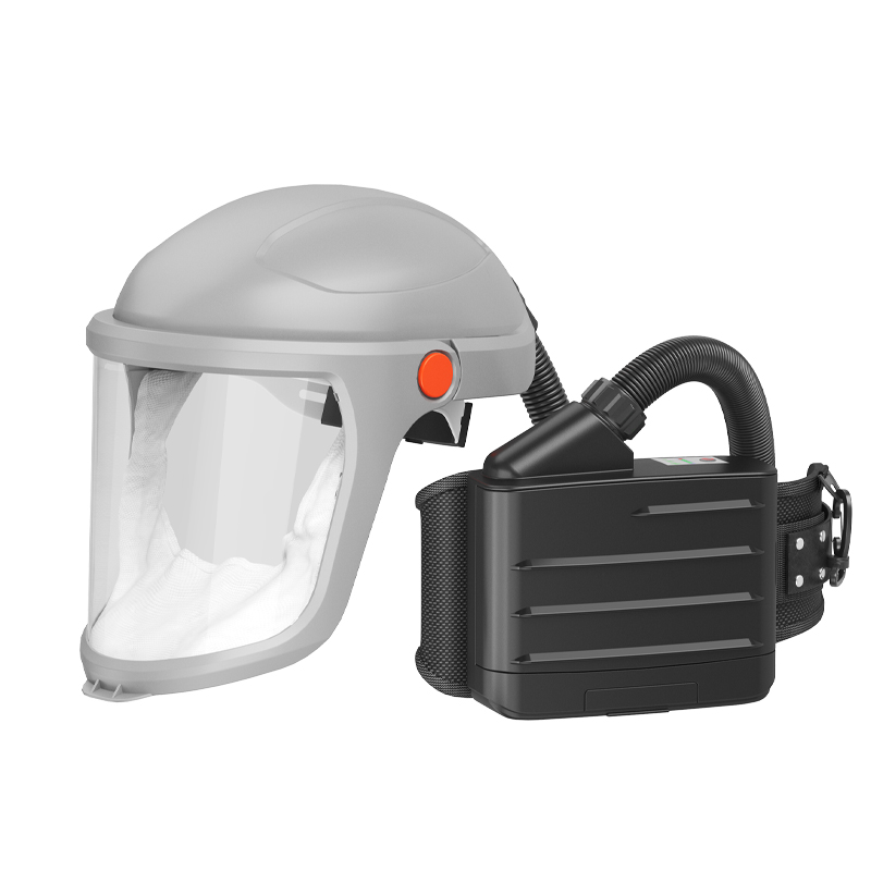 Positive Pressure Air Purifying Respirator With Hard Hat