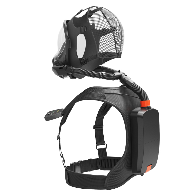 full face mask with PAPR