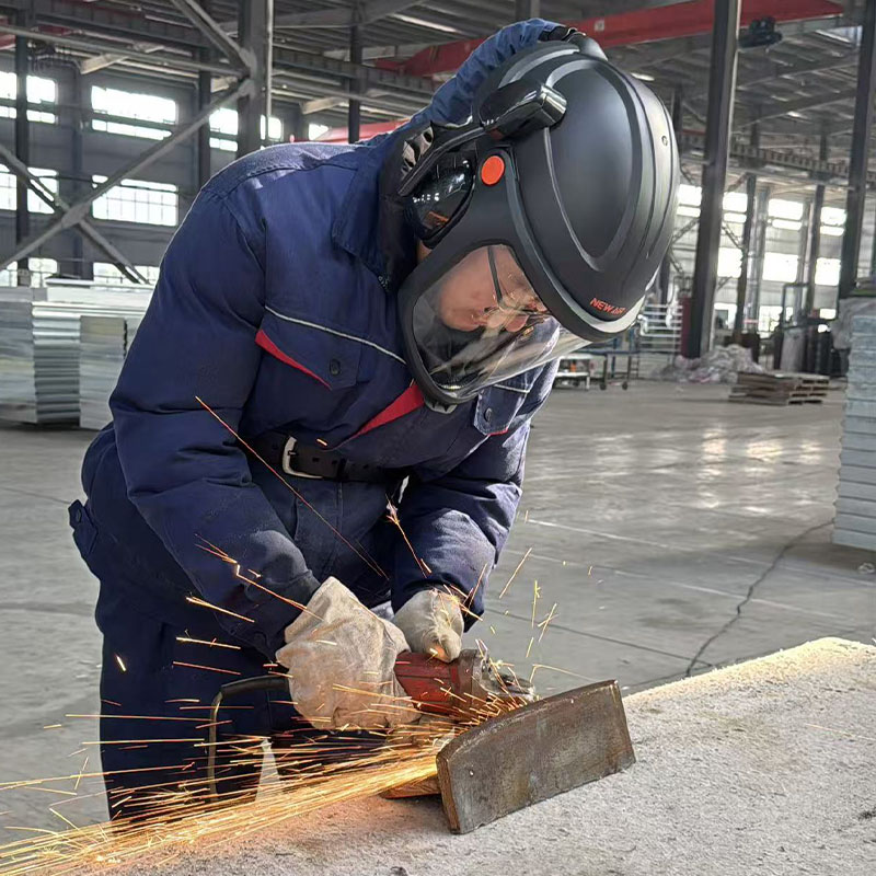 БХХ-3001 PAPR с защитной каской для шлифовки и полировки